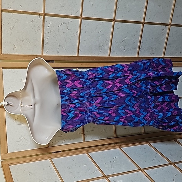 Junior Girls Purple/Blue OP Strapless in a Size Large (11-13) - Picture 3 of 5